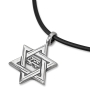 925 Sterling Silver Star of David Pendant Necklace with Microfilm Book of Psalms and Shema Yisrael (Deuteronomy 6:4) - 4