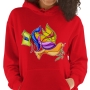 Shalom and Dove Stained Glass Unisex Hoodie - 1