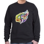 Graffiti Shalom Sweatshirt (Choice of Colors) - 5