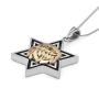 Handcrafted Star of David & Shema Yisrael Necklace for Men - 3