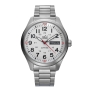 Men's Stainless Steel Watch with Day and Date - 3