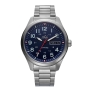 Men's Stainless Steel Watch with Day and Date - 2