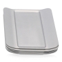 Modern Scroll Seder Plate with Removable Settings by Akilov Design - 3