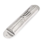 Bier Judaica Handcrafted Cylindrical Sterling Silver Mezuzah Case With Hammered Finish - 2
