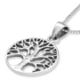 Hanukkah Gift Box - Tree of Life Circular Pendant Necklace  - 5