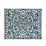 Yair Emanuel Embroidered Tallit and Tefillin Bag - Flowers in Blue - 3