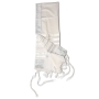 Talitnia Traditional Pure Wool White and Silver Stripes Tallit (Prayer Shawl) - 5