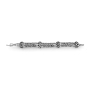 Traditional Yemenite Art Handcrafted Sterling Silver Torah Pointer With Crown-Accented Filigree Design - 3