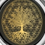 Tree of Life: Onyx Stone Necklace Micro-Inscribed With 24K Gold (Genesis 2:9) - 5