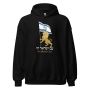 Am Yisrael Chai and Lion of Judah with Flag - Unisex Hoodie - 4
