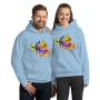 Shalom and Dove Stained Glass Unisex Hoodie - 7