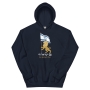 Am Yisrael Chai and Lion of Judah with Flag - Unisex Hoodie - 8