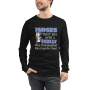 Moses: First Man To Download From The Cloud Unisex Long Sleeve Tee - 4