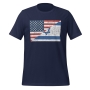 USA - Israel Flag Unisex T-Shirt - 8