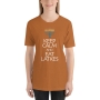 Keep Calm and Eat Latkes Funny Hanukkah T-Shirt - 7