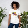 Shalom Dove T-Shirt - Stained Glass. Variety of Colors - 13