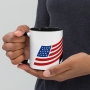 Israel & USA Mug with Color Inside - 14