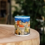 Jerusalem Houses Mug with Color Inside - 5