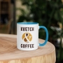 Kvetch & Coffee Jewish Mug with Color Inside - 5