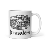 Old City of Jerusalem White Glossy Mug - 3