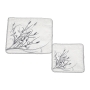 White Tallit and Tefillin Bag Set With Tree of Life Design - 2