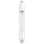 White Wood Mezuzah with Glass Case  - 1