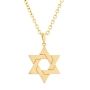 Yaniv Fine Jewelry 18K Gold Interlocking Star of David Pendant - Unisex - 2