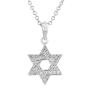 Yaniv Fine Jewelry 18K Gold Star of David Diamond Pendant Necklace - 4