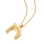 Yaniv Fine Jewelry 18K Gold Modern Chai Pendant with Diamonds - 3
