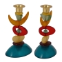 Yair Emanuel and Orna Lalo Abstract Colorful Candlesticks  - 1