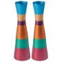 Yair Emanuel Large Anodized Aluminum Candlesticks - Variety of Colors - 4