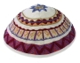 Yair Emanuel Embroidered Silk Kippah - Geometrical - Variety of Colors - 3
