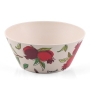 Yair Emanuel Bamboo Cereal Bowl with Pomegranate Design (Set of 6) - 3