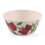 Yair Emanuel Bamboo Cereal Bowl with Pomegranate Design (Set of 6) - 4
