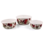 Yair Emanuel Bamboo Pomegranate Food Containers (Set of 3) - 3