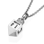 Yaniv Fine Jewelry 18K Gold Moveable Dreidel Diamond Necklace - 5
