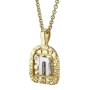 Yaniv Fine Jewelry 18K Yellow Gold Canaanite Gate Pendant With Chai Symbol - 1