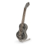 Sterling Silver Filigree Guitar Havdalah Spicebox - Traditional Yemenite Art Handcrafted - 2