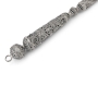 Traditional Yemenite Art Large Handcrafted Sterling Silver Torah Pointer With Filigree Design - 3