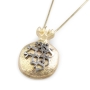 Handcrafted 14K Gold Ani LeDodi Pendant Necklace With Pomegranate Design (Song of Songs 6:3) - 7