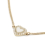 Diamond-Accented Heart 14K Yellow Gold Pendant Necklace - 3