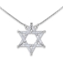 Interlocked Star of David Necklace With Reversibility - 11