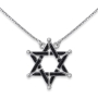 Interlocked Star of David Necklace With Reversibility - 14