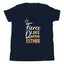 Fierce Like Queen Esther Youth T-Shirt - 8