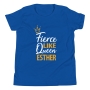 Fierce Like Queen Esther Youth T-Shirt - 9
