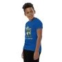 Hanukkah Menorasaurus Youth Short Sleeve T-Shirt - 7