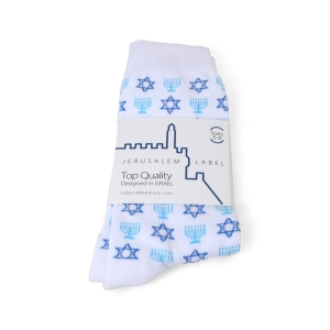 Star of David and Menorah Socks - Unisex