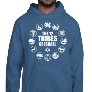 12 Tribes of Israel Unisex Jewish Hoodie