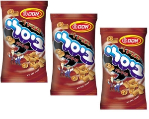 3 Osem BBQ flavoured Bissli (large)
