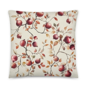 Enticing Pomegranates Pillow